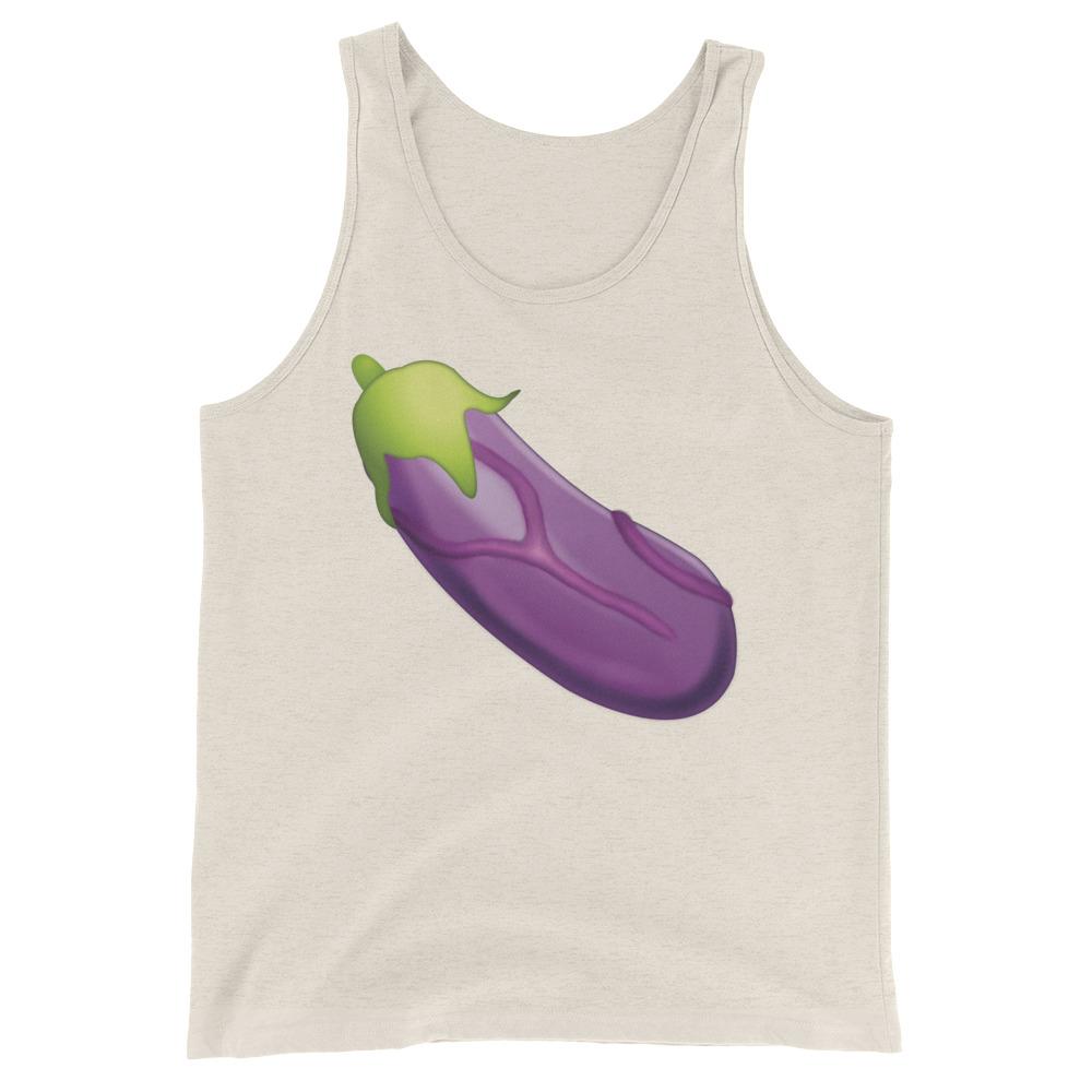 Veiny Eggplant Emoji (Tank Top)-Tank Top-Swish Embassy