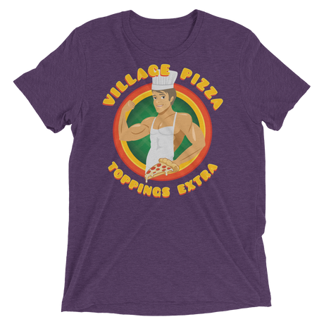 Village Pizza (Retail Triblend)-Triblend T-Shirt-Swish Embassy