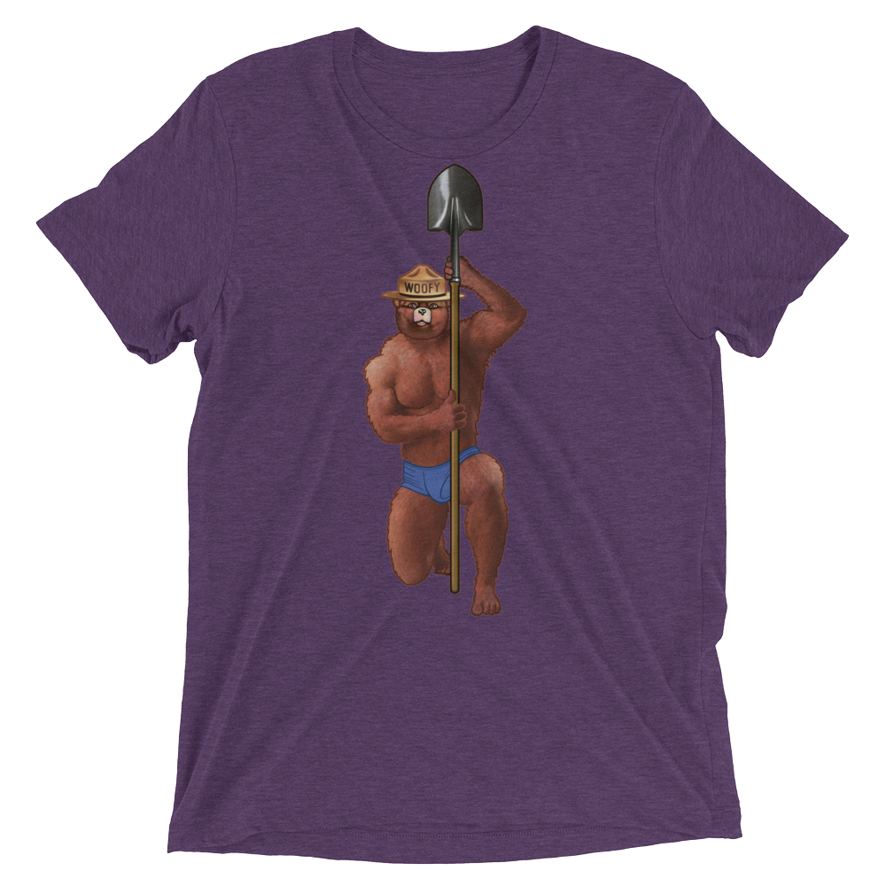 Woofy the Bear-Triblend T-Shirt-Swish Embassy