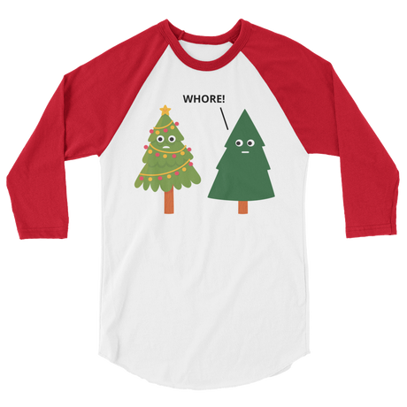 X-Mas Tree Shade (Raglan)-Raglan-Swish Embassy