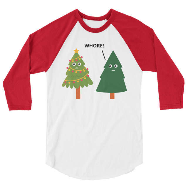 X-Mas Tree Shade (Raglan)-Raglan-Swish Embassy