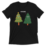 X-Mas Tree Shade (Retail Triblend)-Triblend T-Shirt-Swish Embassy