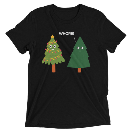 X-Mas Tree Shade (Retail Triblend)-Triblend T-Shirt-Swish Embassy