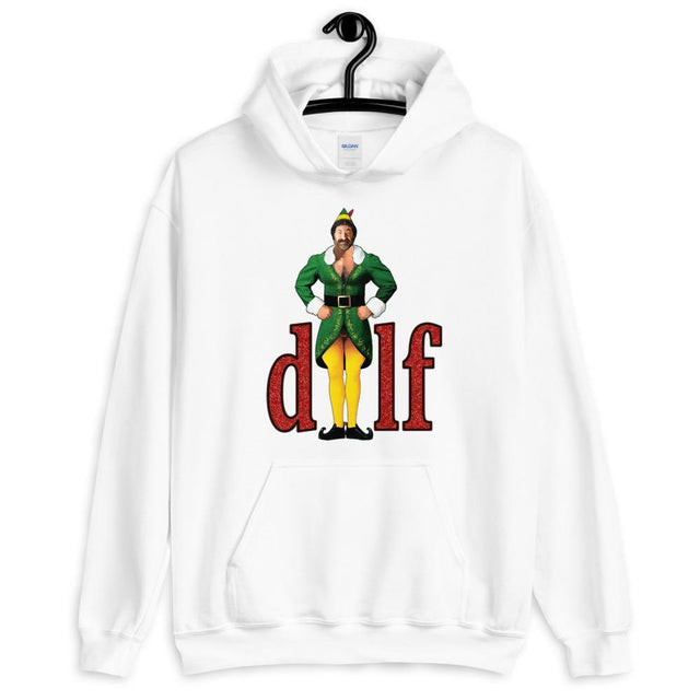 XMas DILF (Hoodie)-Christmas Hoodies-Swish Embassy