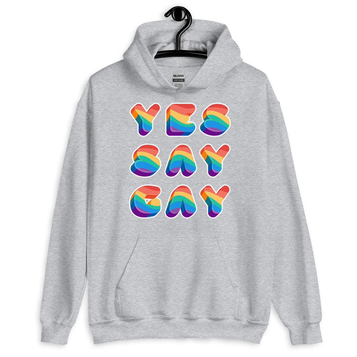 Yes Say Gay (Hoodie)-Hoodie-Swish Embassy