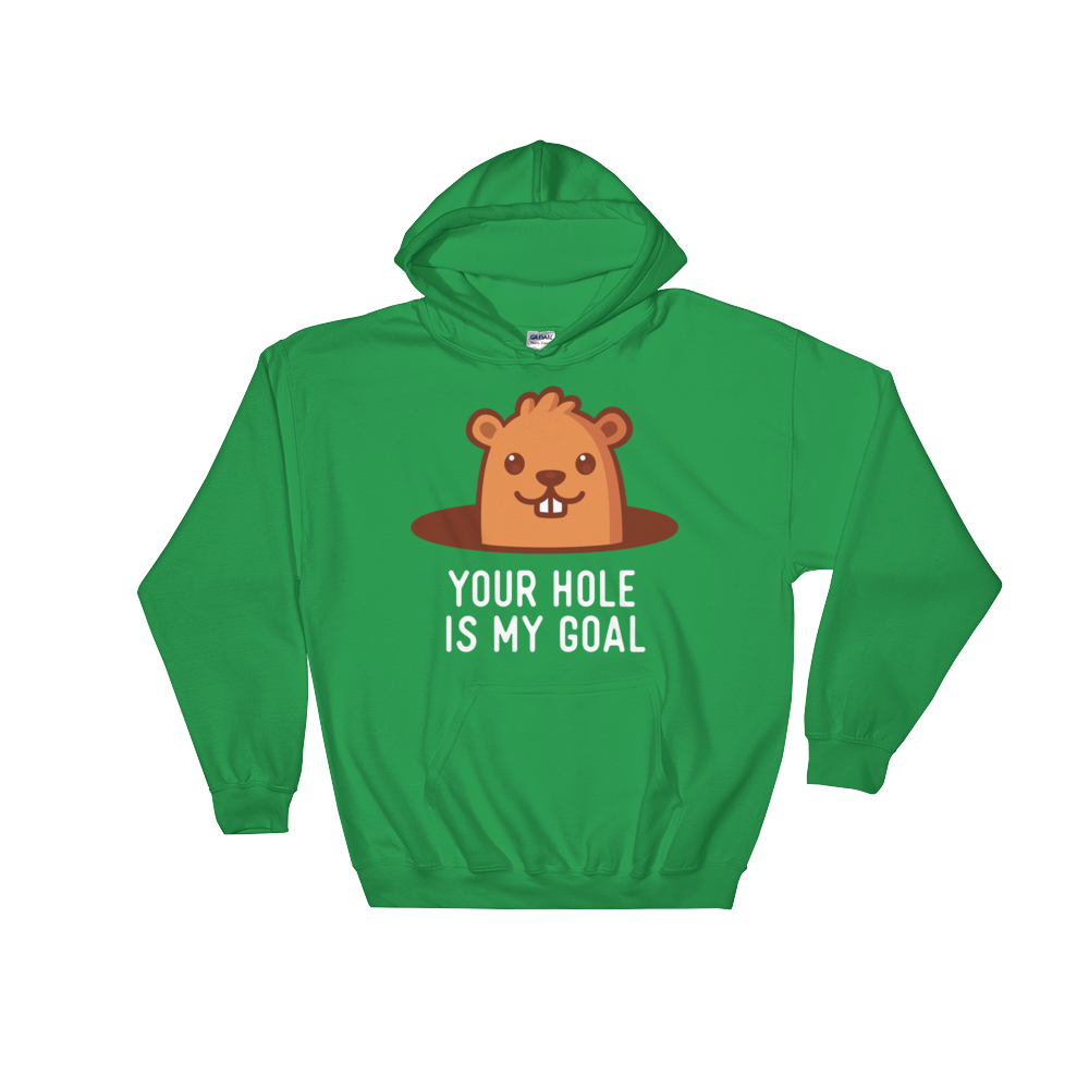 Your Hole is My Goal (Hoodie)-Hoodie-Swish Embassy