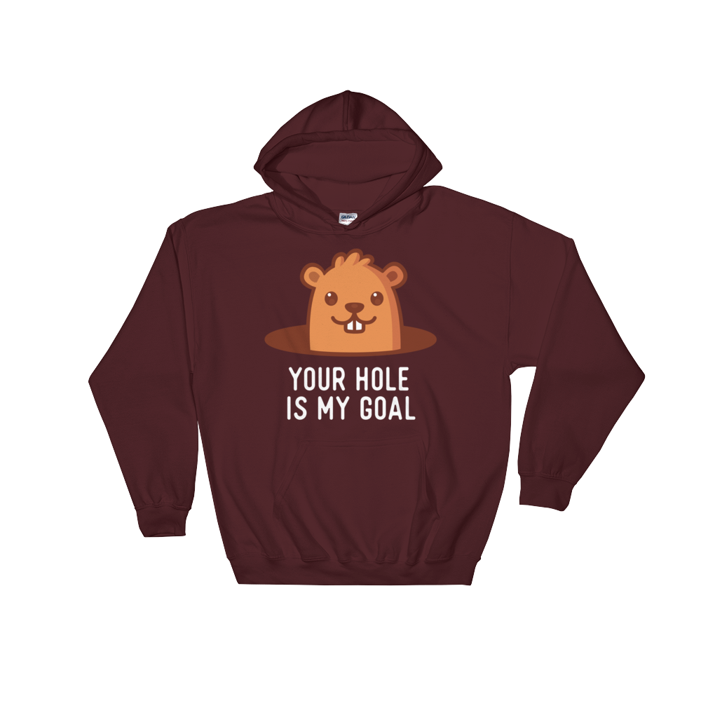 Your Hole is My Goal (Hoodie)-Hoodie-Swish Embassy