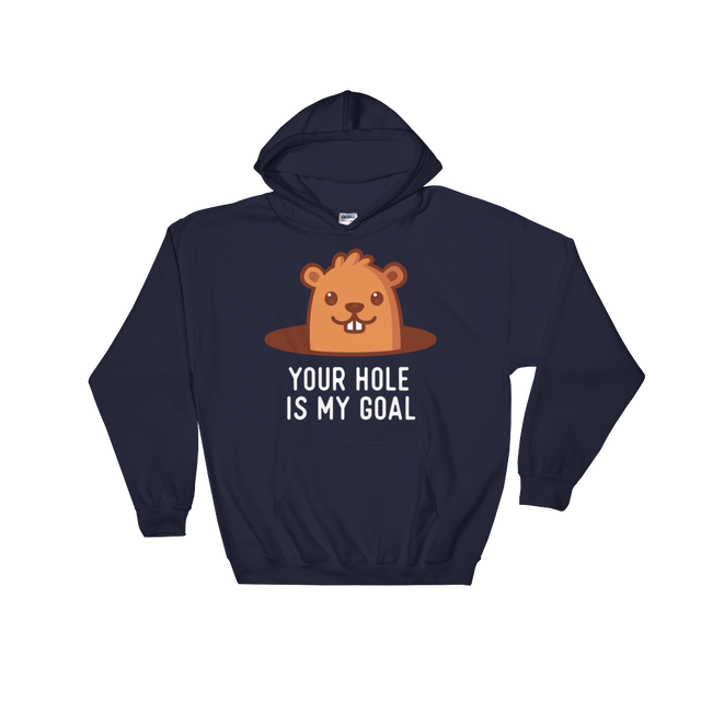 Your Hole is My Goal (Hoodie)-Hoodie-Swish Embassy