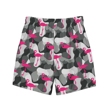Battle Flamingo (Swim Trunks)-Swim Trunks-Swish Embassy
