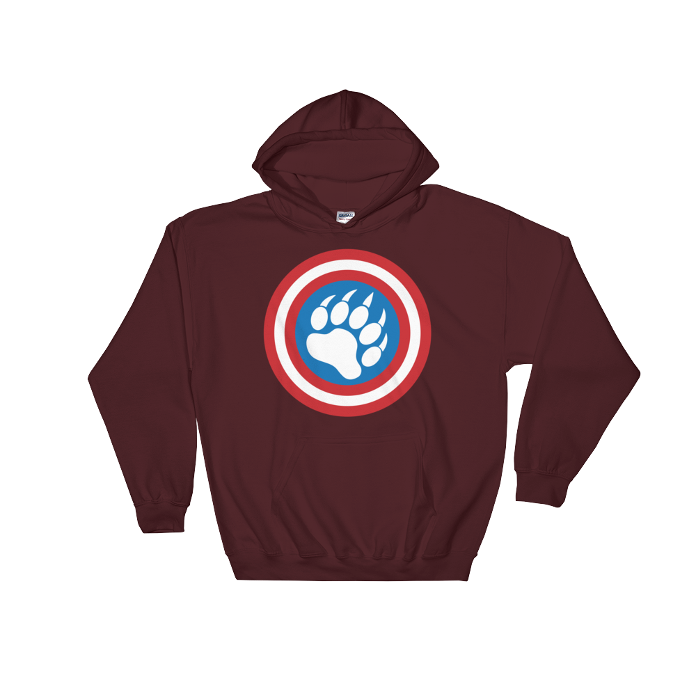Cap'n Ameribear (Hoodie)-Hoodie-Swish Embassy