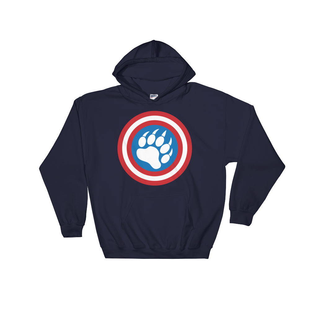 Cap'n Ameribear (Hoodie)-Hoodie-Swish Embassy