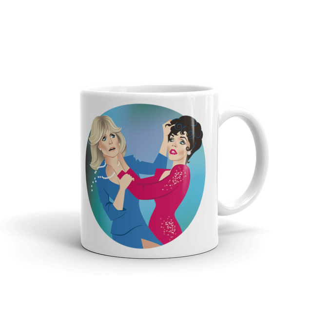 Cat Fight (Mug)-Mugs-Swish Embassy