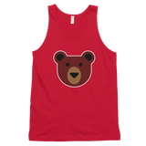 Flat Bear (Tank)-Tank Top-Swish Embassy