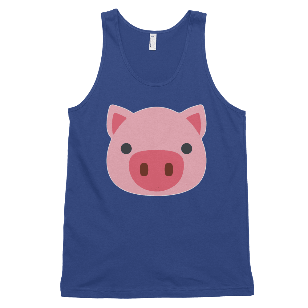Flat Pig (Tank)-Tank Top-Swish Embassy