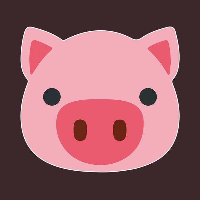 Flat Pig-T-Shirts-Swish Embassy