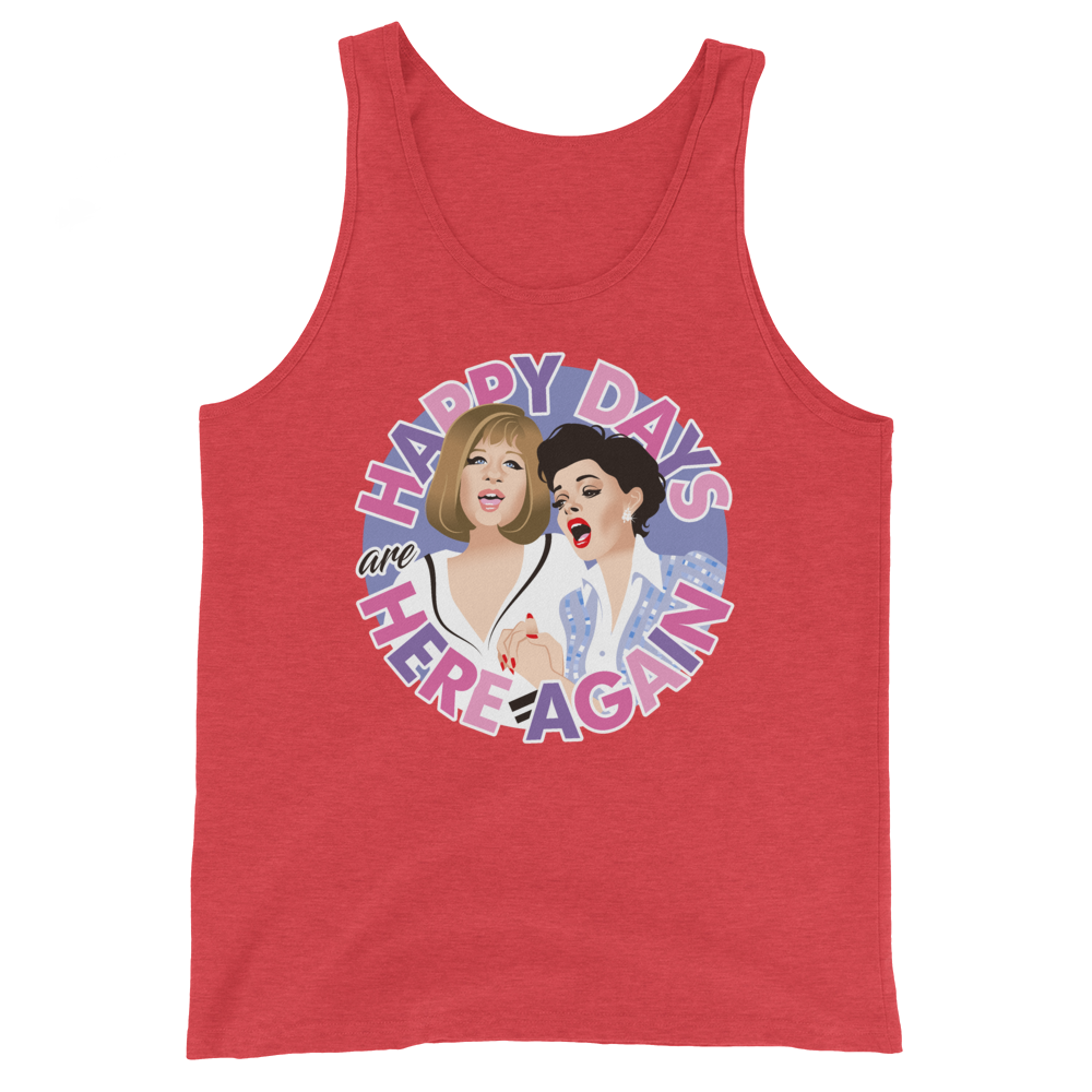 Happy Days Are Here Again (Tank Top)-Tank Top-Swish Embassy