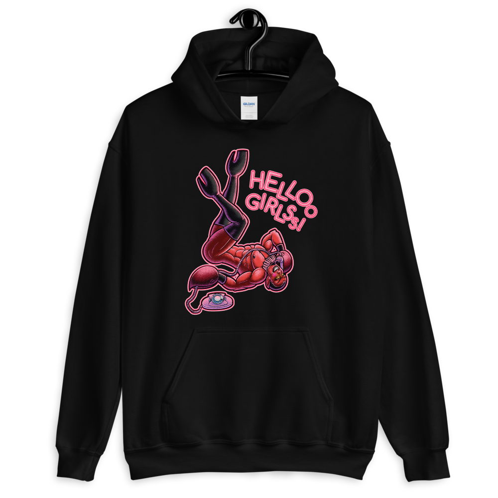 Helloo Girlss! (Hoodie)-Hoodie-Swish Embassy