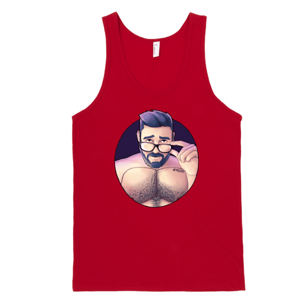 Hunky Nerd (Tank)-Tank Top-Swish Embassy