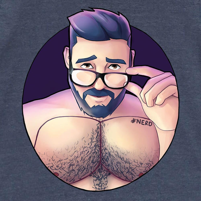 Hunky Nerd-T-Shirts-Swish Embassy