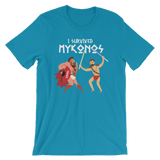 I Survived Mykonos-T-Shirts-Swish Embassy