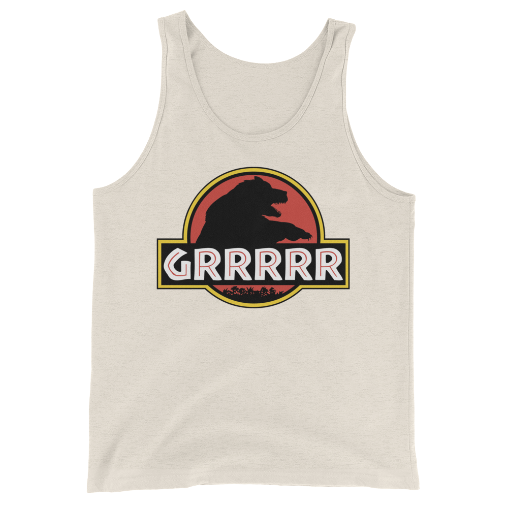 Jurassic Bear (Tank Top)-Tank Top-Swish Embassy
