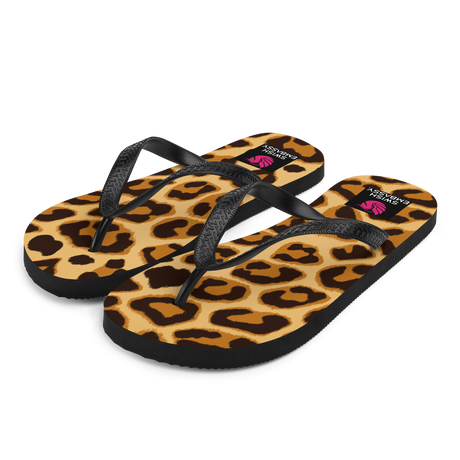 Leopard (Flip Flops)-Flip Flops-Swish Embassy
