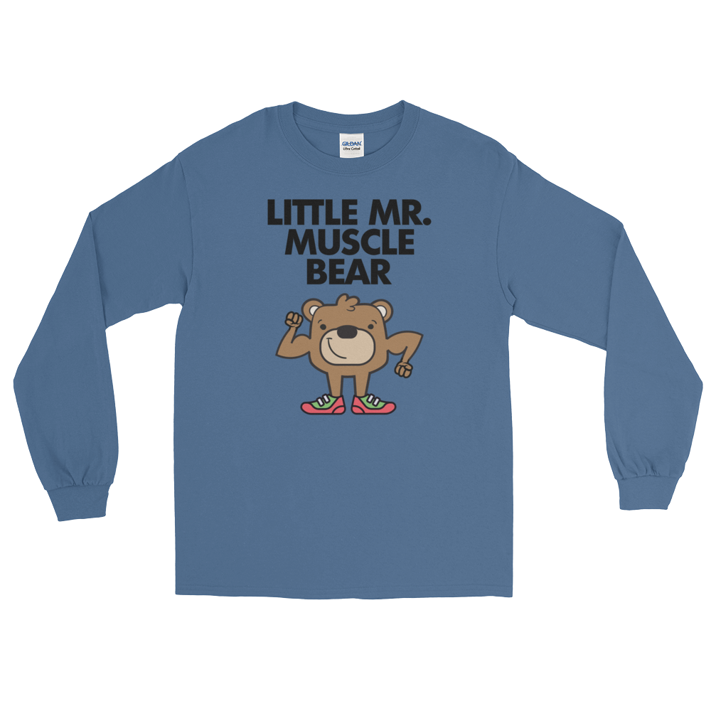 Little Mr. Musclebear (Long Sleeve)-Long Sleeve-Swish Embassy