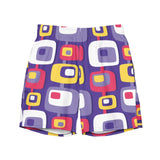 Mid-Century Purple (Swim Trunks)-Swim Trunks-Swish Embassy