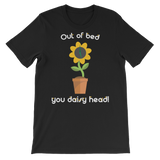 Out of bed you daisy head!-T-Shirts-Swish Embassy