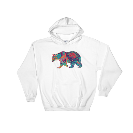 Paisley Bear (Hoodie)-Hoodie-Swish Embassy
