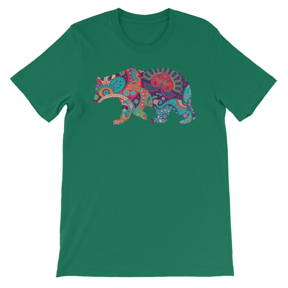 Paisley Bear-T-Shirts-Swish Embassy