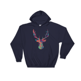 Paisley Stag (Hoodie)-Hoodie-Swish Embassy