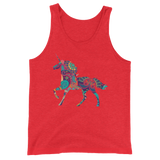 Paisley Unicorn (Tank Top)-Tank Top-Swish Embassy