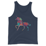 Paisley Unicorn (Tank Top)-Tank Top-Swish Embassy