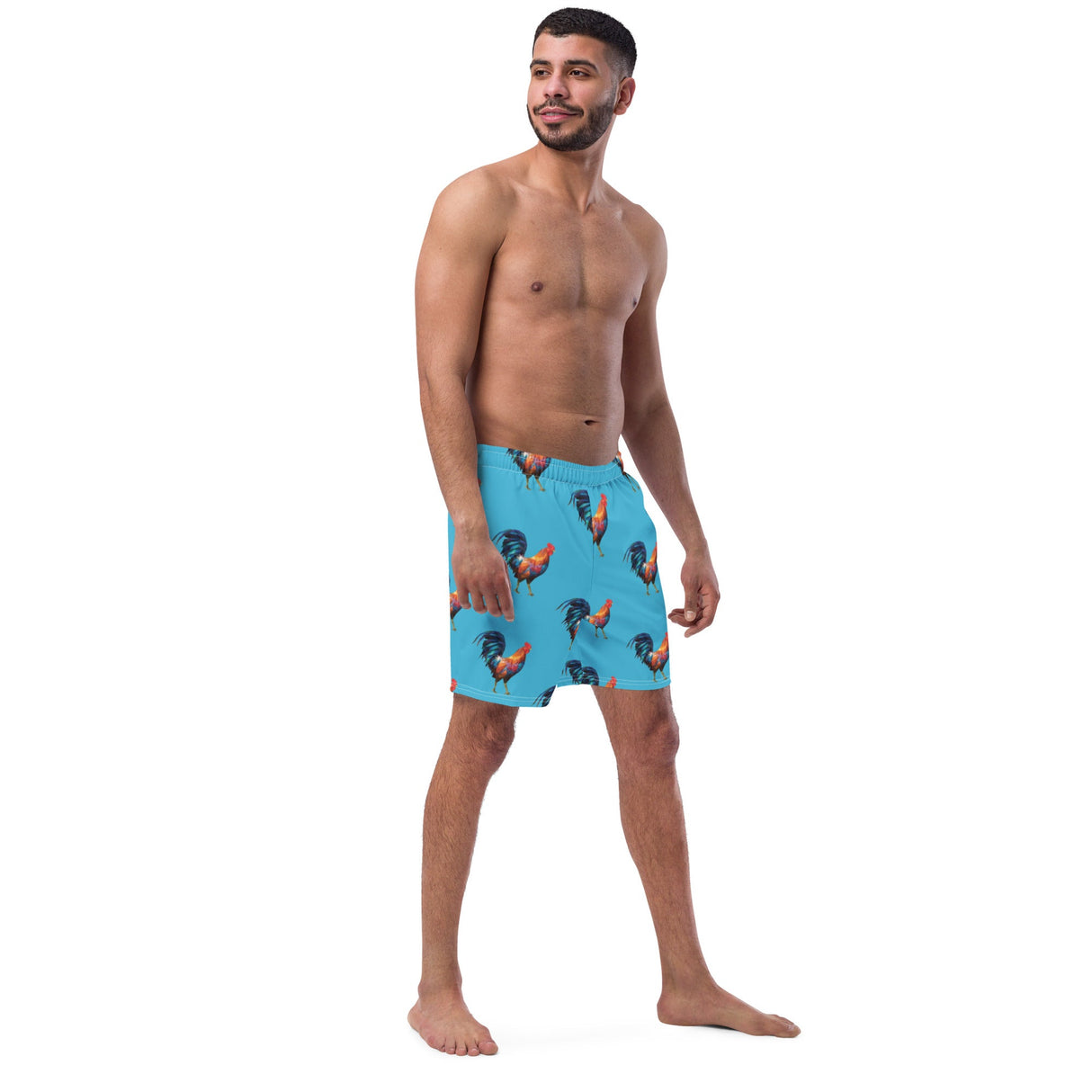 Polygon Rooster (Swim Trunks)-Swim Trunks-Swish Embassy
