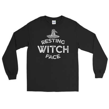 Resting Witch Face (Long Sleeve)-Long Sleeve-Swish Embassy