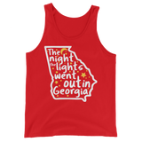 The Night the Lights Went Out in Georgia (Tank Top)-Tank Top-Swish Embassy