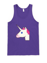 Unicorn Emoji Tank-Tank Top-Swish Embassy