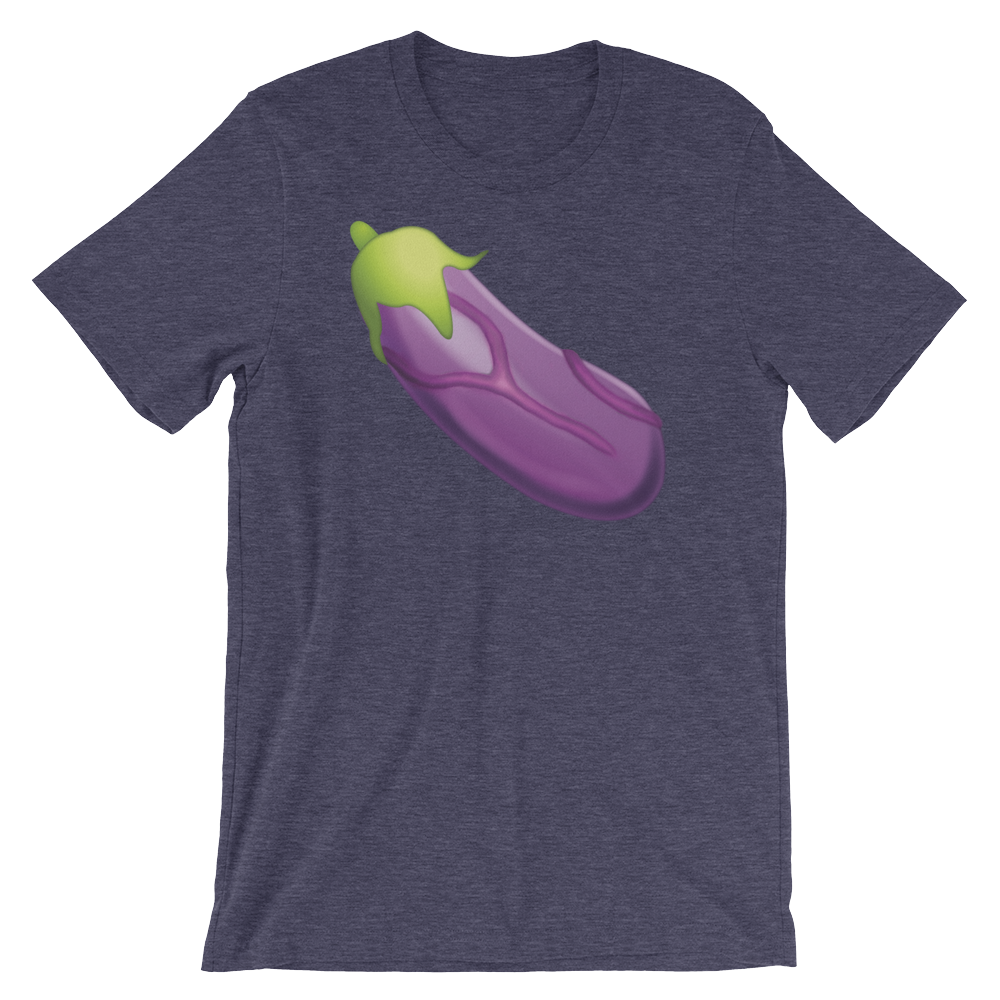 Veiny Eggplant Emoji-T-Shirts-Swish Embassy